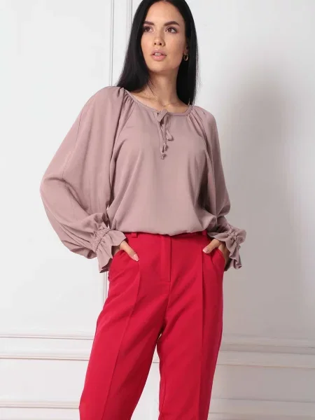 Блуза RiMari пудра віскоза/модал