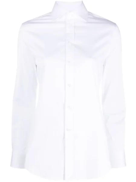 Cămașă Ralph Lauren Collection lungă alb