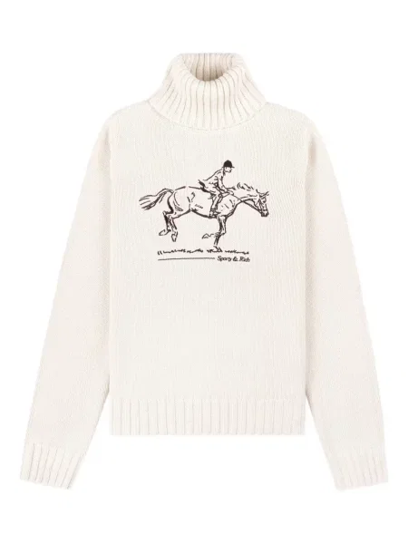 Heláncă Sporty & Rich cu broderie alb