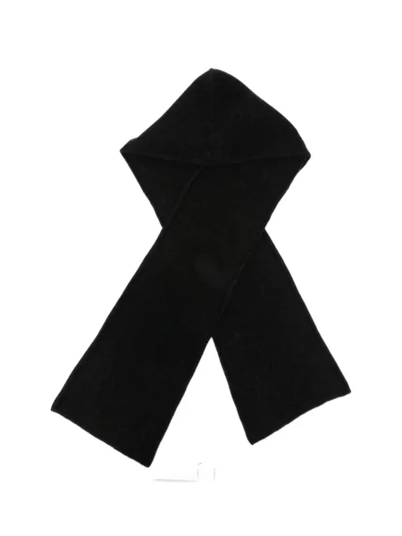 Fular Isabel Benenato tricotate cu glugă negru