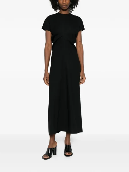 Rochie midi Toteme până la genunchi de costum negru