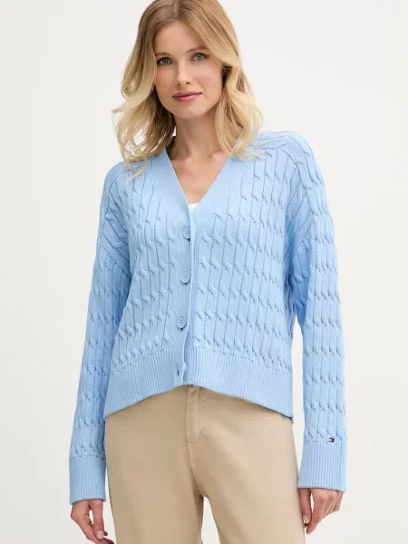 Tommy Hilfiger cardigan pentru femei din albastru