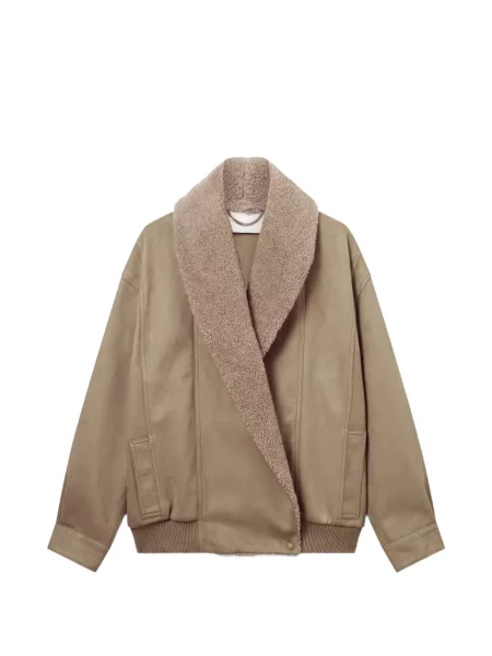 Geacă bomber Stella Mccartney din piele de oaie