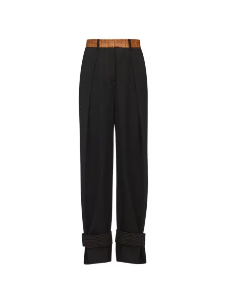 Pantaloni Mcm cu imagine negru
