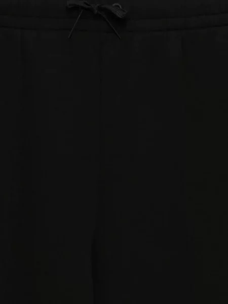 Pantaloni Lacoste din jerseu alergare negru