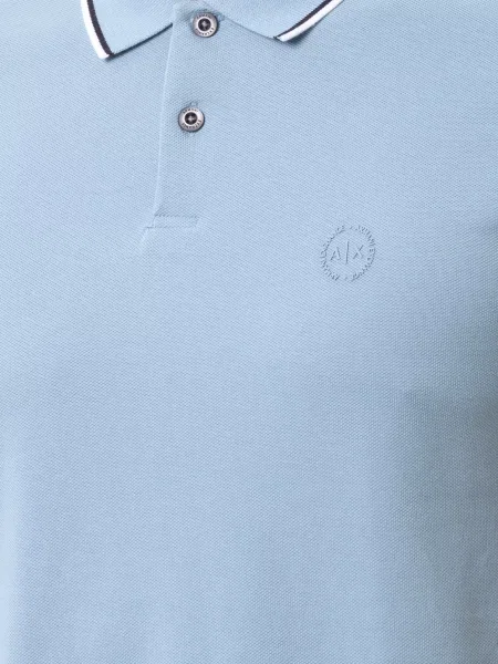 Поло Armani Exchange блакитне