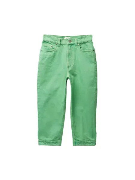 Spodnie capri Versace zielone