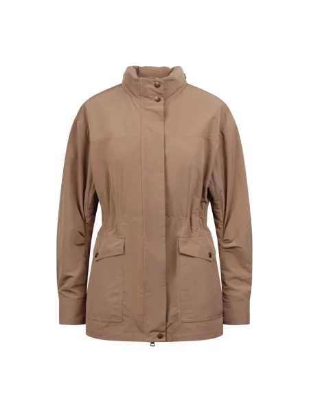 Parka Moncler beżowa