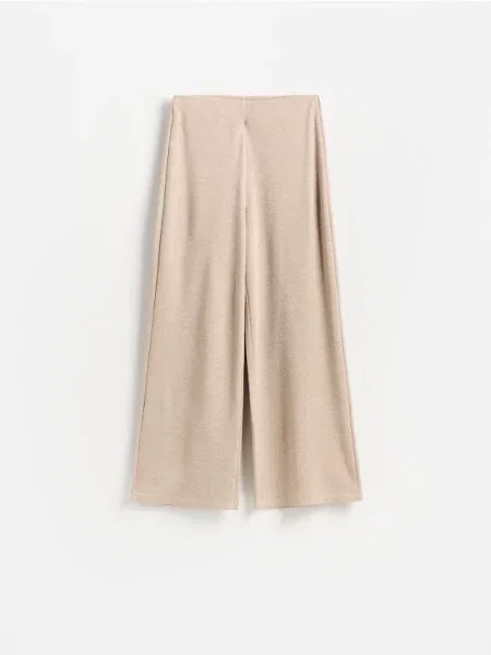 Reserved Pantaloni din tricot bej