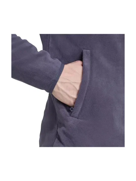 Fleecový sveter Adidas fialová