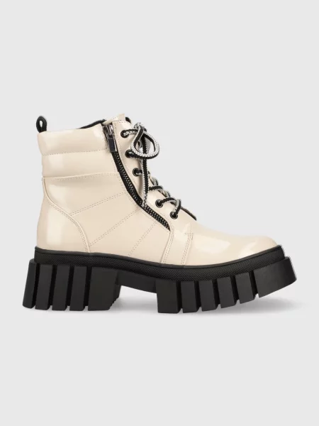 Кубинки Steve Madden Incredible с платформа с лека изолация бежово
