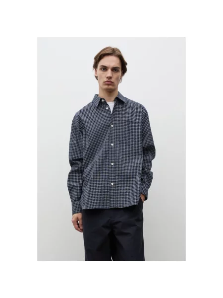 Koszula Norse Projects w kratę niebieska