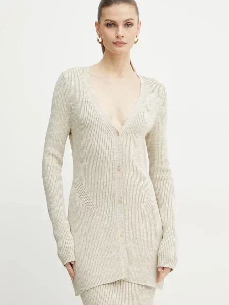 BOSS cardigan femei bej