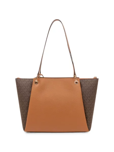 Geantă shopper Michael Michael Kors din piele maro
