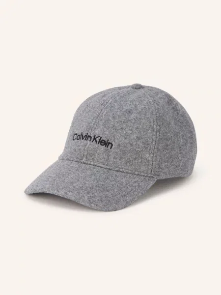 Calvin Klein Kšiltovka šedý melír černá