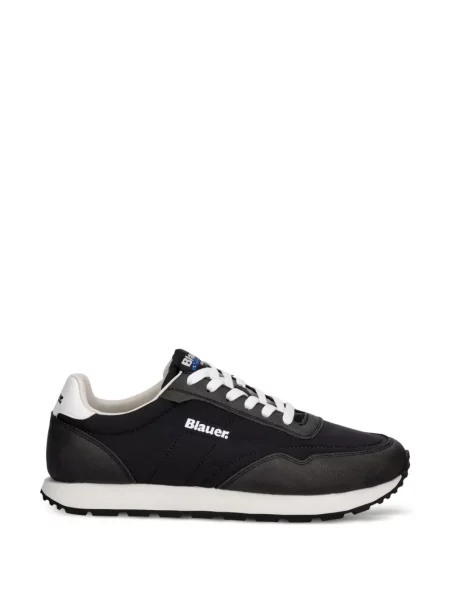 Sneakerși Blauer cu imagine negru