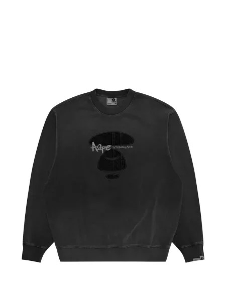 Pulover Aape By A Bathing Ape cu imagine negru