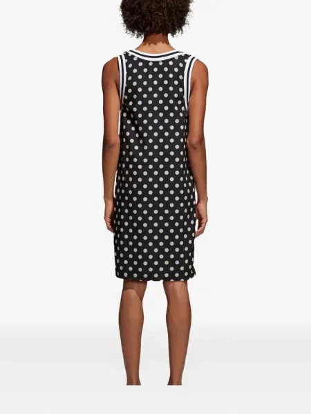 Leggings Adidas alergare cu model floral cu imagine roșu