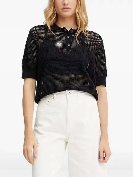 Polo Ivy Oak plasă negru