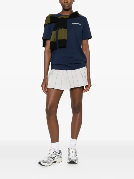 Τένις μπλούζα Sporty & Rich με σχέδιο μπλε