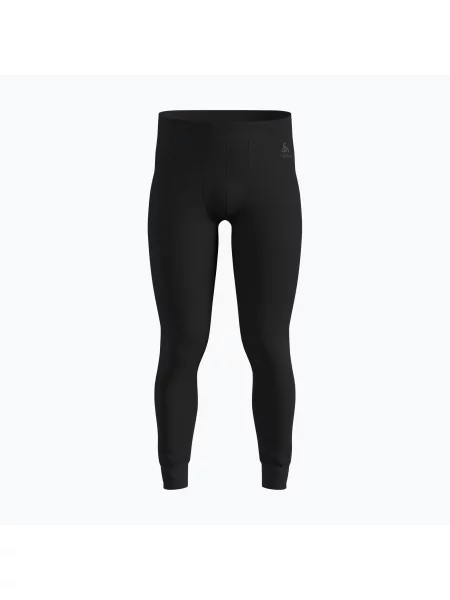 Pantaloni termici pentru bărbați ODLO Merino Bl Bottom Long black negru