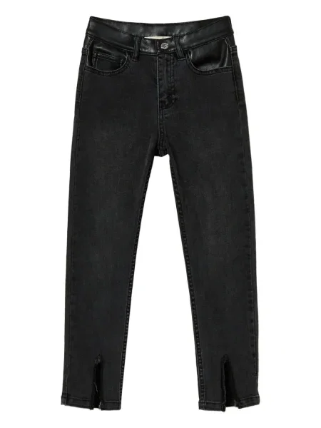 Jeansy skinny dziecięce Twinset czarne