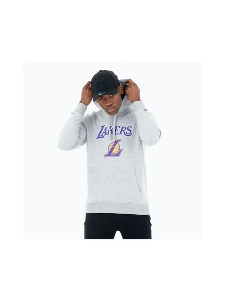 Кофта New Era NBA Regular Hoody Los Angeles Lakers гrey med