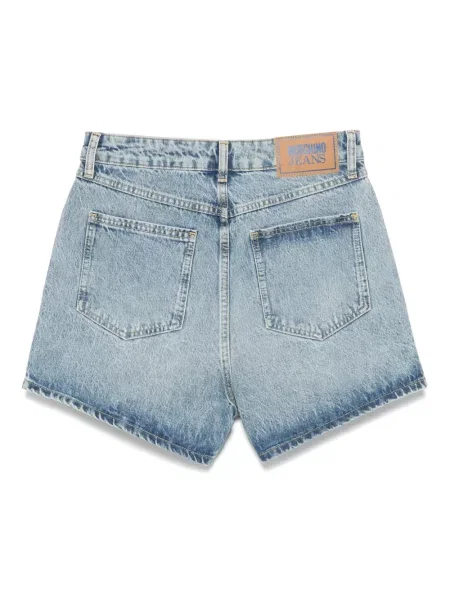 Pantaloni scurți din denim Moschino Jeans albastru