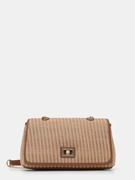 Valentino Bags crossbody torbica pletena SELENE bež