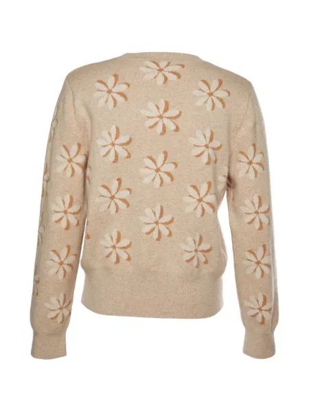 Pulover Sandro cu model floral cu imagine