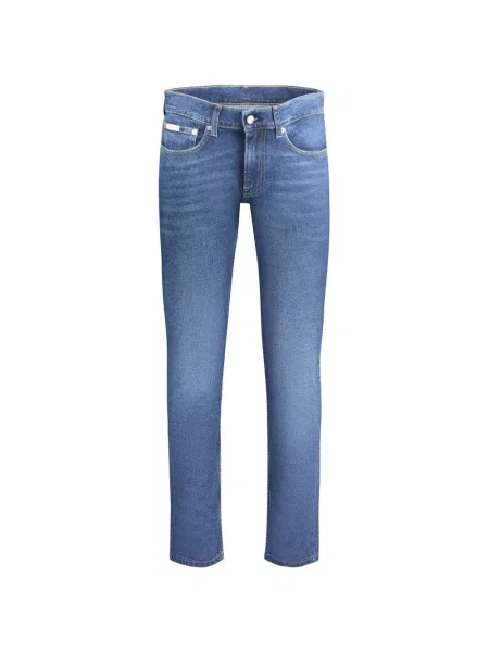 Jeansy skinny Calvin Klein niebieskie