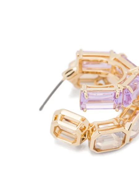 Cercei Swarovski auriu