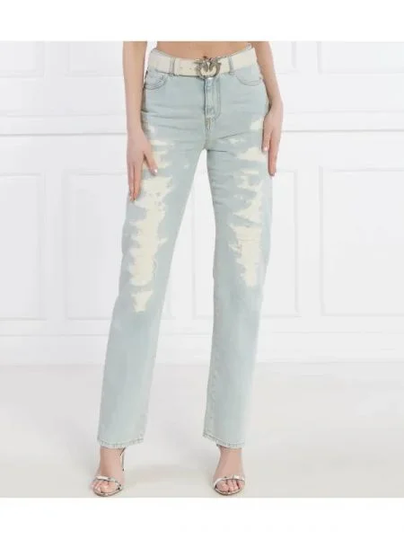 Pinko Blugi ROXANNE | Straight fit albastru