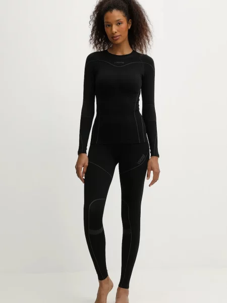 Комплект функционално бельо клин и блуза с дълги ръкави. Viking Gaja черно