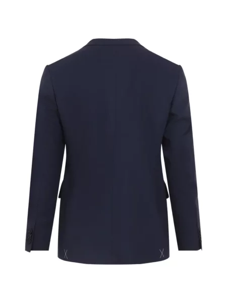 Lininis lininis švarkas Zegna mėlyna