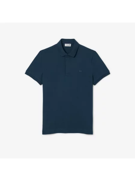 Lacoste Koszulka Polo Paris Stretch Piqué Regular Fit granatowa