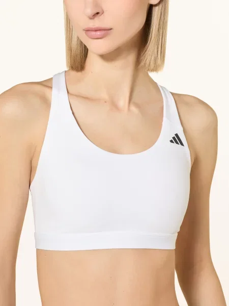 Adidas Sportovní Podprsenka Optime Essentials Workout / černá bílá