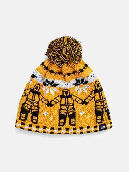 Шапка The North Face Cabin Ski Tuke жълто