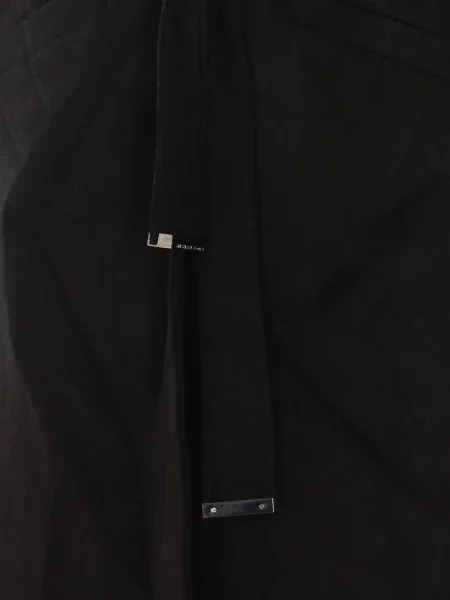 Vlněný kožešinový lem kožich Michael Michael Kors černý