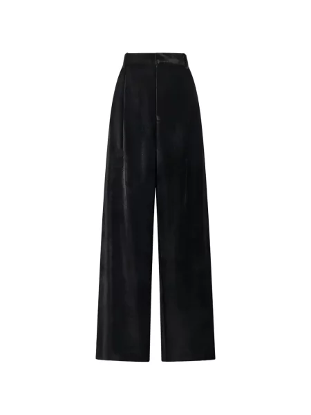 Pantaloni Darkpark de catifea negru