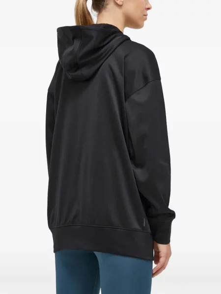 Ριγέ τρέξιμο μπλούζα Adidas από διχτυωτό κόκκινο