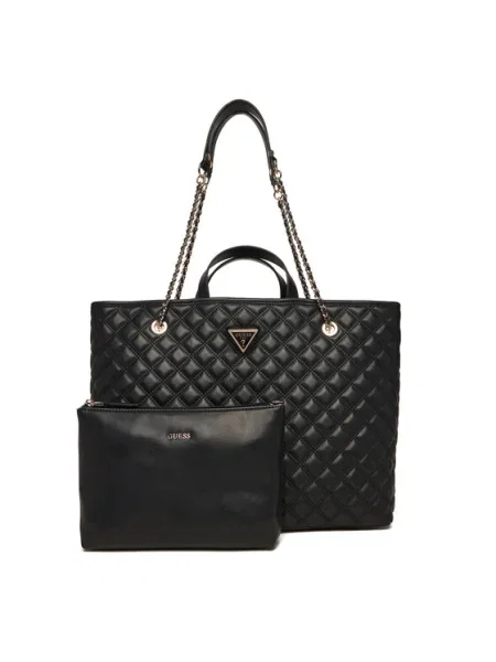 GUESS Shopper táska GIULLY II arany fekete