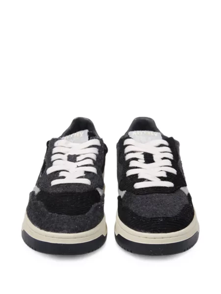 Sneakerși Autry de catifea cord negru