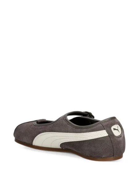 Sneakerși Puma Suede cu cataramă gri