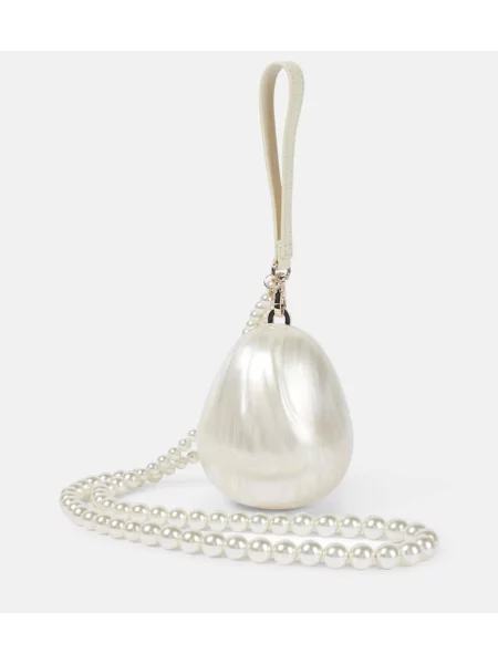 Чанта тип портмоне Simone Rocha бяло