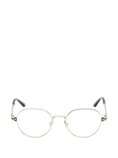 Ochelari de soare rotunzi Tom Ford Eyewear auriu