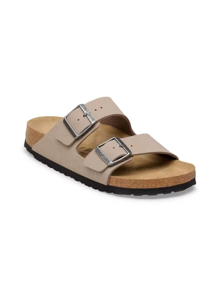 Klapki Birkenstock beżowe