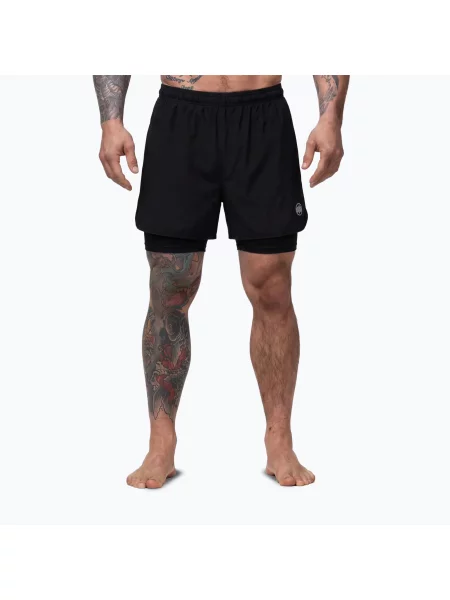 Spodenki Pitbull Sport Mesh black czarne