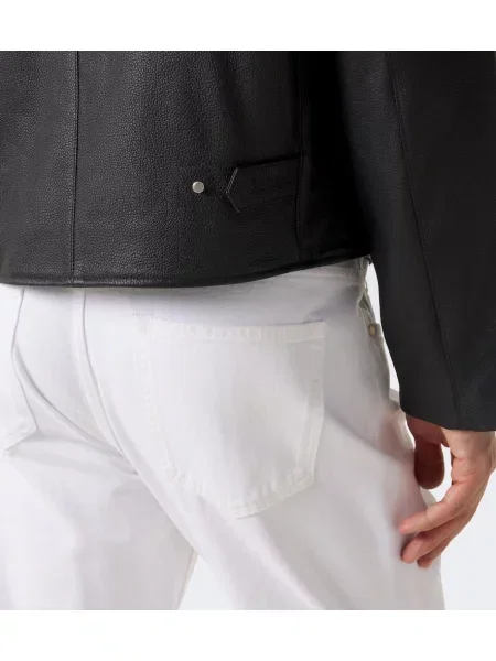 Geanta de piele Lardini negru