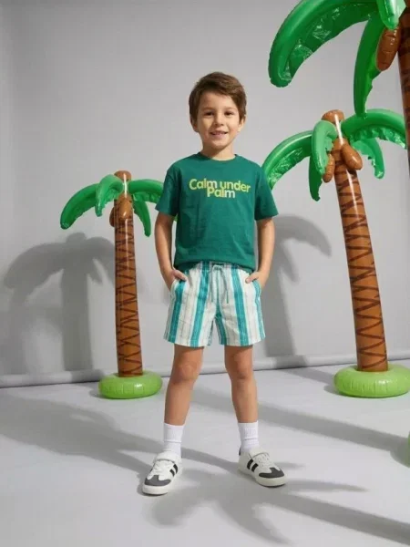 Sinsay Šortky z rychleschnoucí tkaniny Active zelená